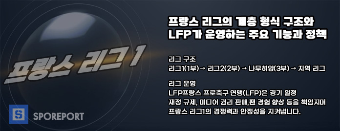 프랑스 리그1의 계층 형식 구조